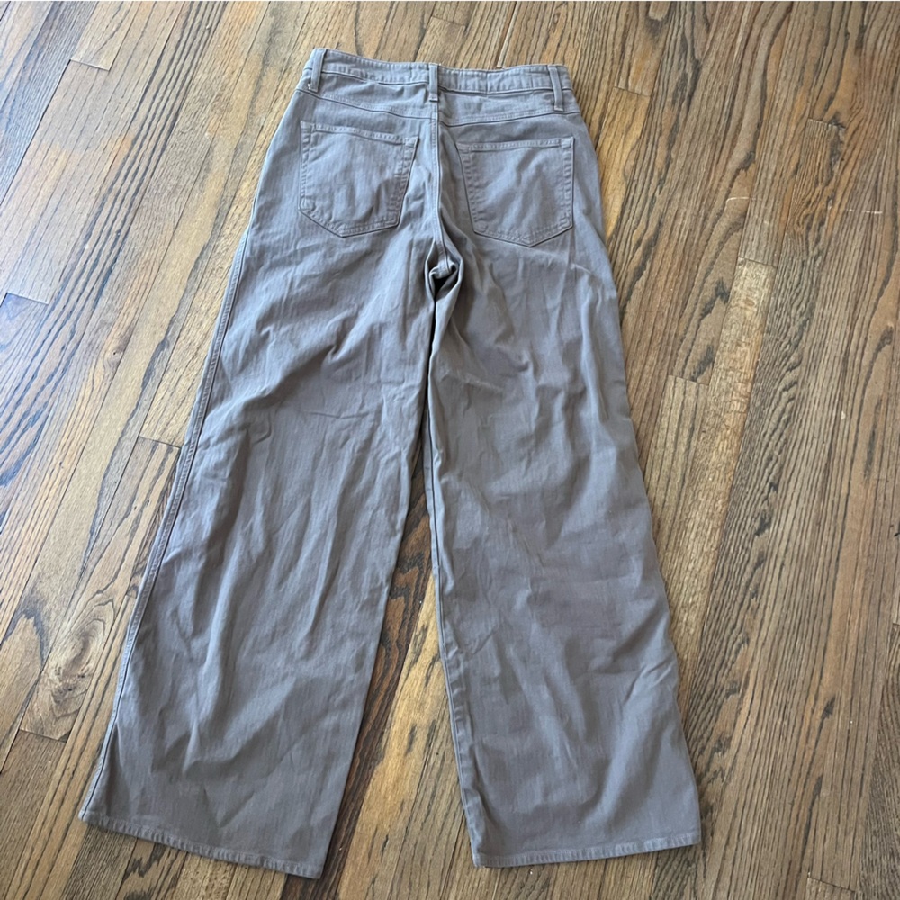 AMO sheryl trouser in coffee size 28 brown front pleats - Picture 10 of 12